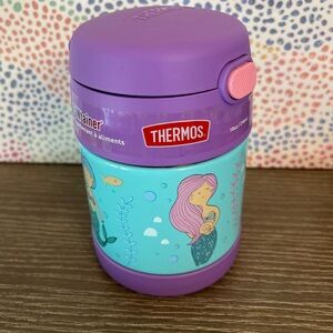 Thermos Mermaid Funtainer 10oz Stainless Steel Vacuum Insulated Kids Food Jar